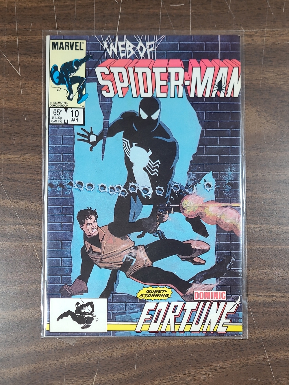 Marvel Web Of Spider-Man Comic Book #10 January 1985